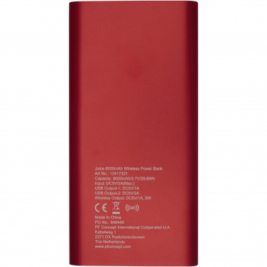 Juice 8000mAh wireless power bank