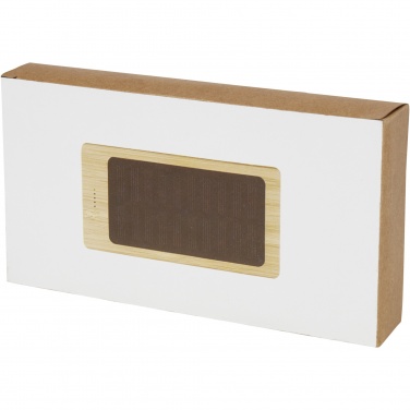 Alata 8000 mAh bamboo solar power bank