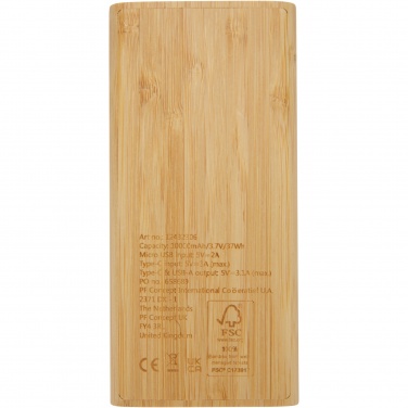 Tulda 10.000 mAh bamboo power bank