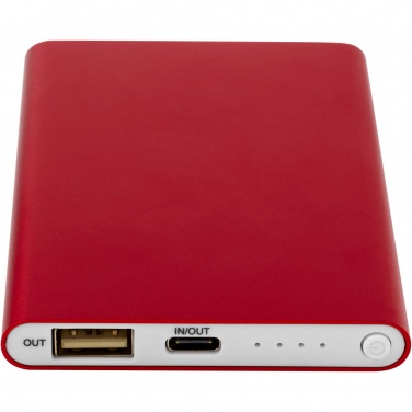 Pep 4000 mAh Type-C recycled aluminium power bank 