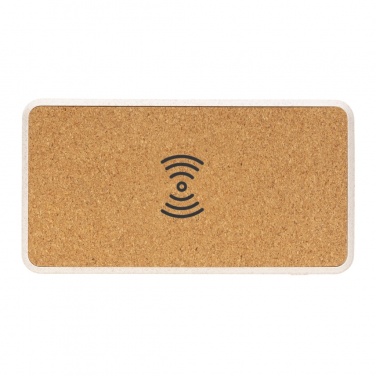 Cork and Wheat Straw 8.000 mAh 5W wireless powerbank