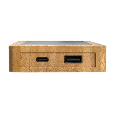 Sunwick 10.000 mAh Bamboo solar powerbank