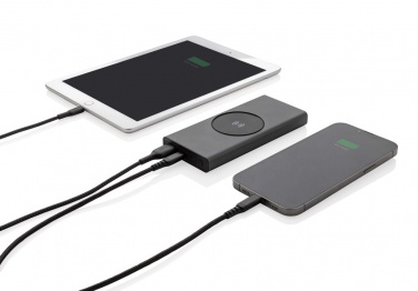 Terra RCS recycled 18W aluminium 10000 powerbank 10W