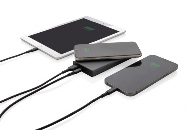 Terra RCS recycled 18W aluminium 10000 powerbank 10W