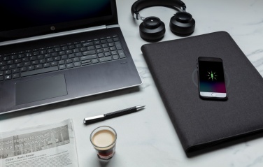 Air 5W wireless charging portfolio A4 w/ 5000 mAh powerbank