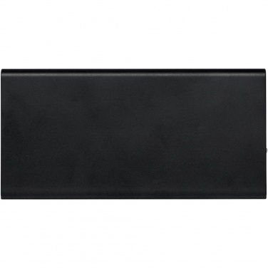 Plate 8000 mAh alumiiniumist akupank, must – detailvaade 3