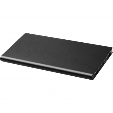 Plate 8000 mAh alumiiniumist akupank, must – detailvaade 7