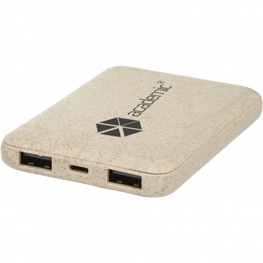 Asama 5000 mAh akupank nisuõlgedest logoga – detailvaade 6