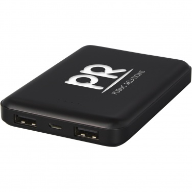 Gleam 5000 mAh üliõhuke valgustusega akupank logoga – detailvaade 4