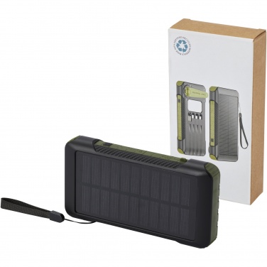 Soldy 10 000 mAh päikesepaneeli ja dünamoga akupank taaskasutatud plastist – detailvaade 8