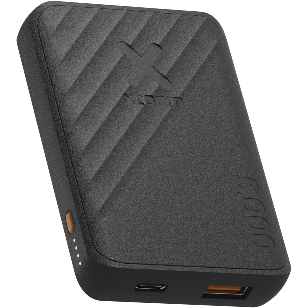 Xtorm XG205 Go2 12 W 5000 mAh kiirlaadimisega akupank, must, värvivariant, Täiesti must