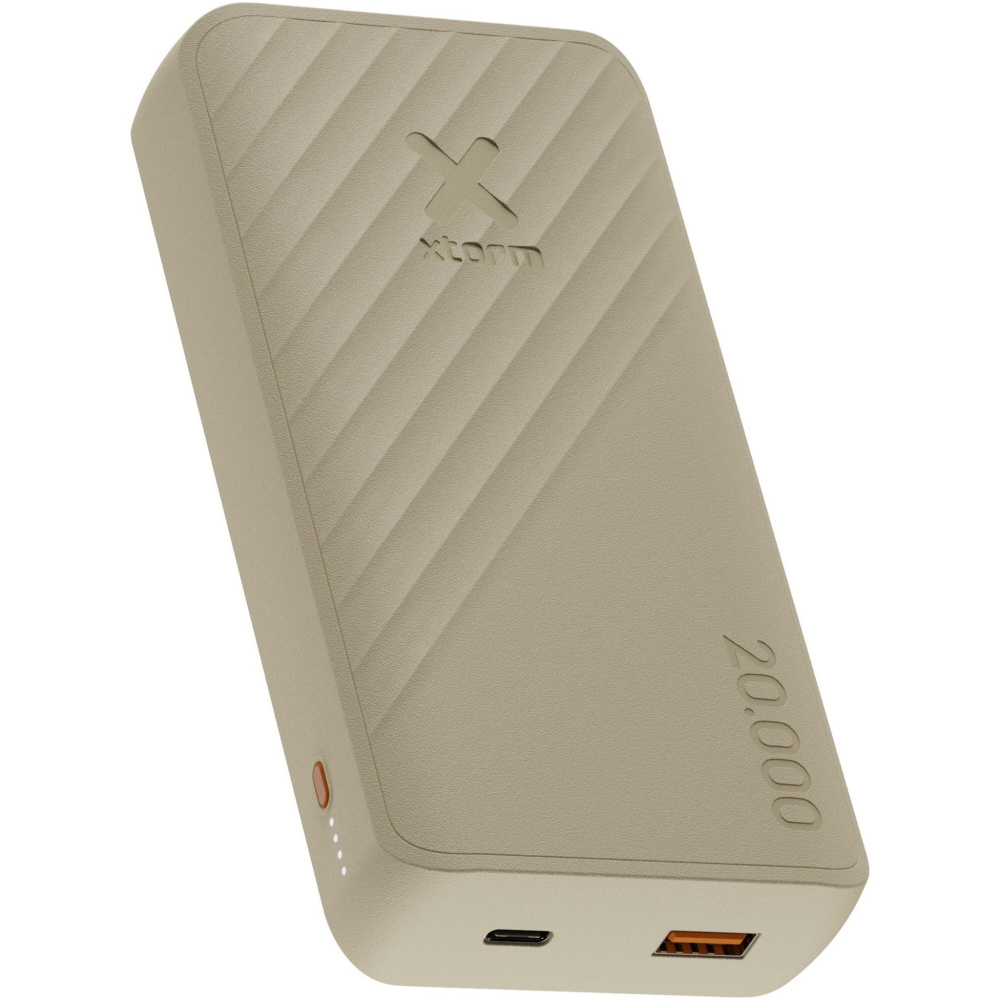 Xtorm XG220 Go2 15 W 20 000 mAh kiirlaadimisega akupank, liivakivi, värvivariant