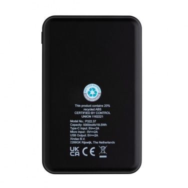 RCS taaskasutatud plastist 5000 mAh Powerbank