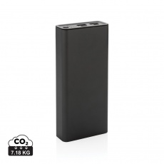 Terra RCS taaskasutatud 20 W alumiiniumist akupank 20 000 mAh