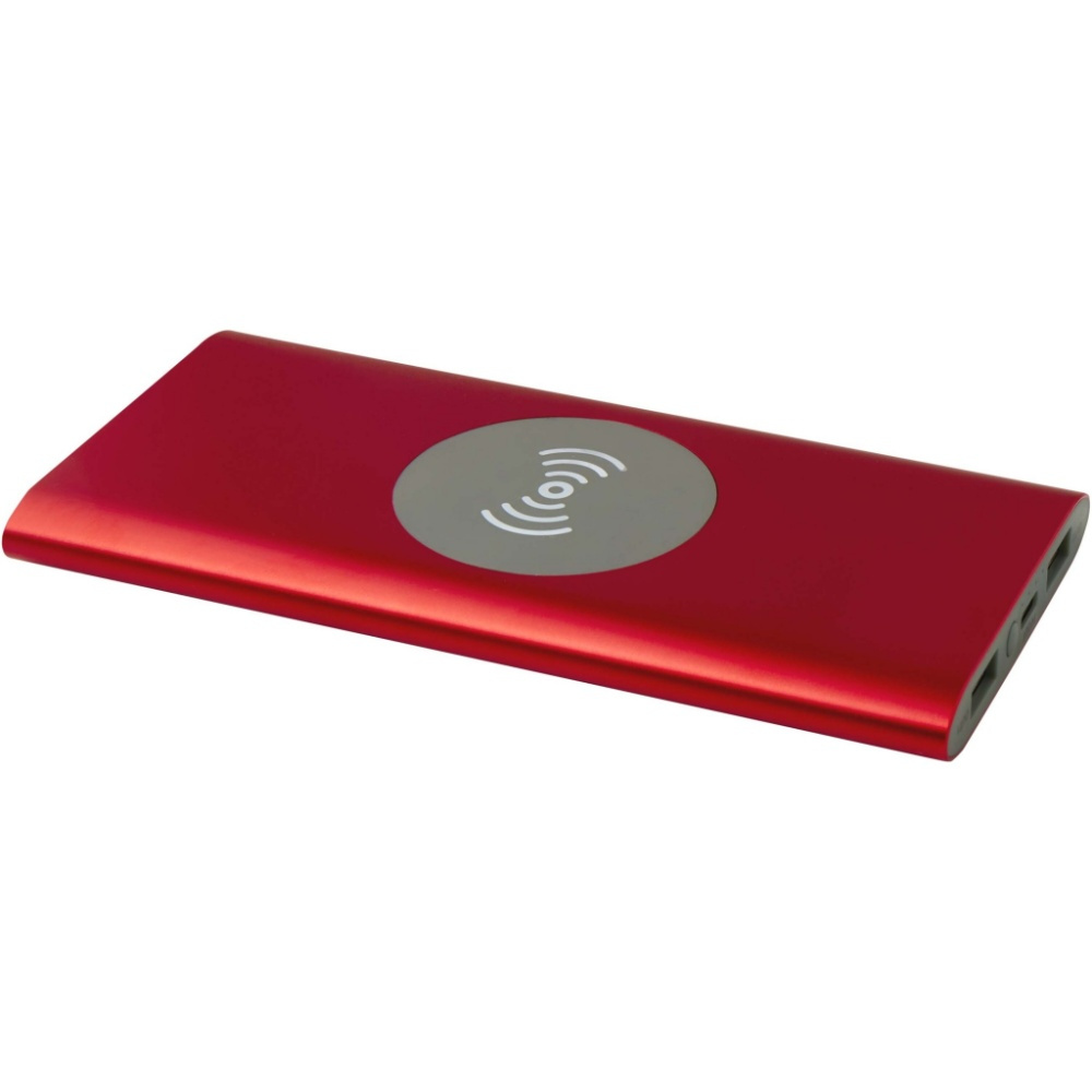 Juice 8000 mAh Type-C taaskasutatud alumiiniumist juhtmevaba akupank – nurga alt