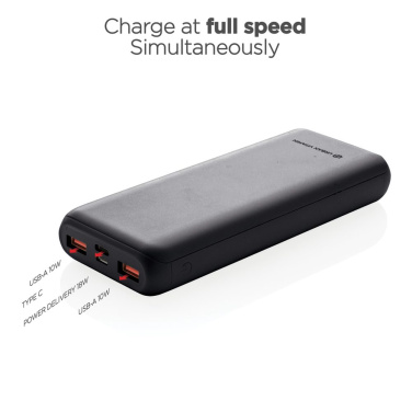Urban Vitamin Pasadena 20 000 mAh 18W PD toitepank, must, detailvaade (3)