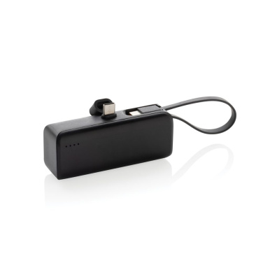 Powerlink RCS rplastic 3000 mah powerbank USB C pistik, must, detailvaade (1)