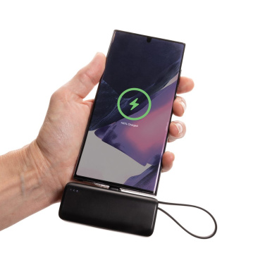 Powerlink RCS rplastic 3000 mah powerbank USB C pistik, must, detailvaade (3)