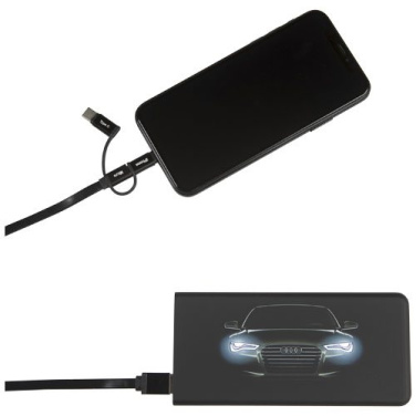 SCX.design P15 5000 mAh helendava logoga akupank, must, tootepilt, Täiesti must (2)