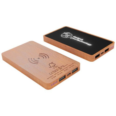 SCX.design P36 5000 mAh helendava logoga juhtmevaba laadimisega akupank, must, tootepilt, Täiesti must (1)