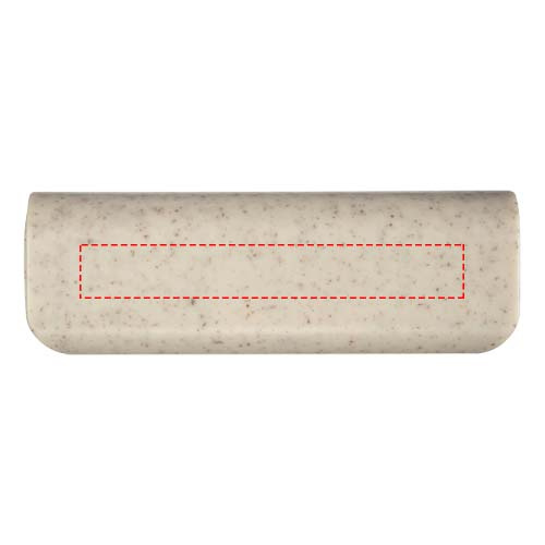 Yoko 1200 mAh nisuõlgedest akupank: Logo asukoht – toote ülaosa