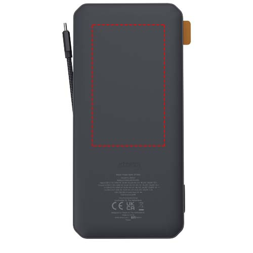 Xtorm XB403 Titan Ultra 27 000 mAh 200 W sülearvuti akupank: Logo asukoht – toote tagakülg