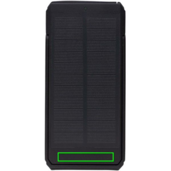 Skywave RCS taaskasutatud plastist päikeseenergiapank 10000 mAh: Logo asukoht – toote esikülg