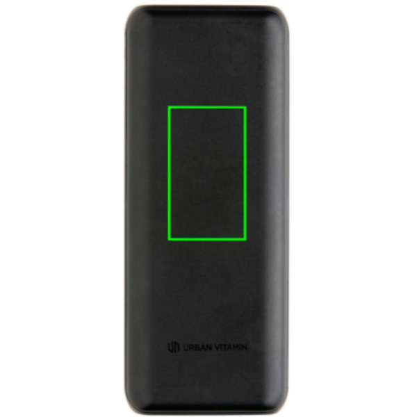 Urban Vitamin Pasadena 20 000 mAh 18W PD toitepank: Logo asukoht – toote esikülg