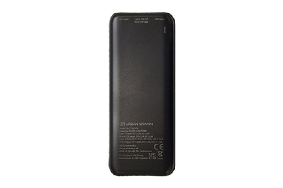 Urban Vitamin Pasadena 20 000 mAh 18W PD toitepank: ese tagasi