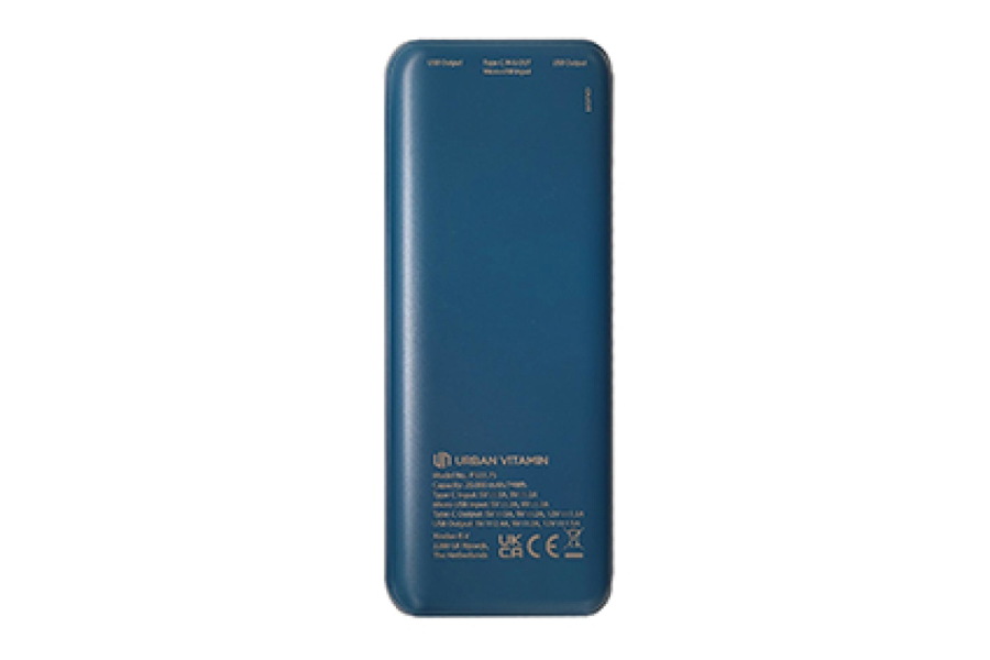 Urban Vitamin Pasadena 20 000 mAh 18W PD toitepank: ese tagasi