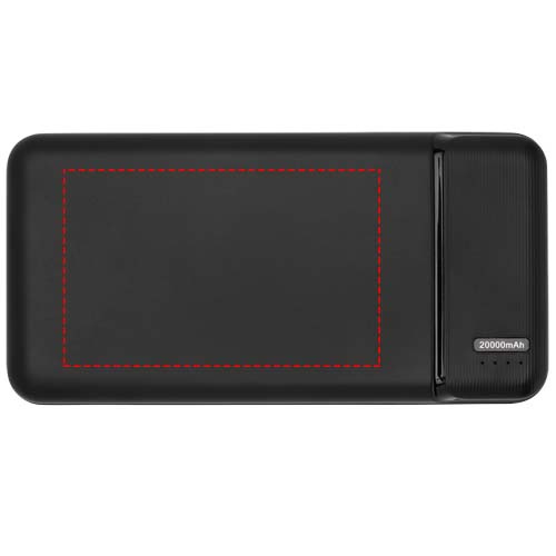 Loop 20 000 mAh taaskasutatud plastist akupank: Panel · Digital print