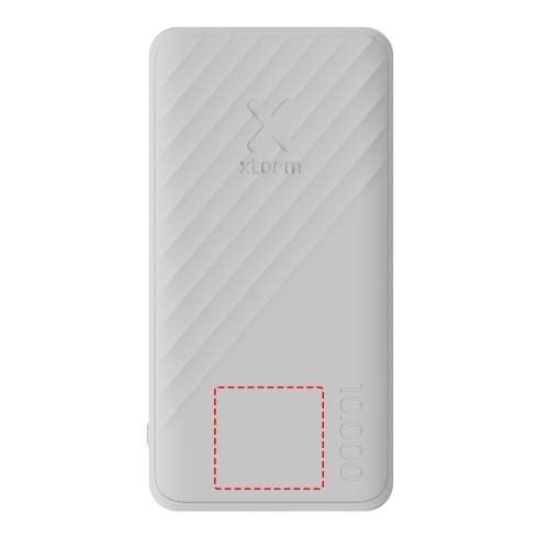 Xtorm XG210 Go2 15 W 10 000 mAh kiirlaadimisega akupank: Esikülg · Laser engraving